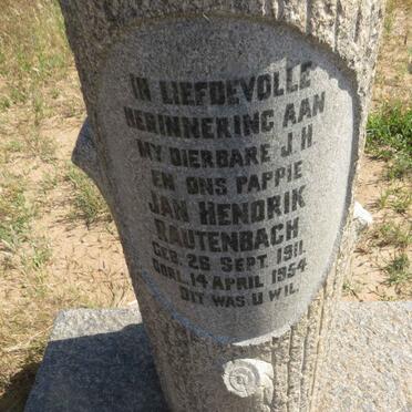 RAUTENBACH Jan Hendrik 1911-1954