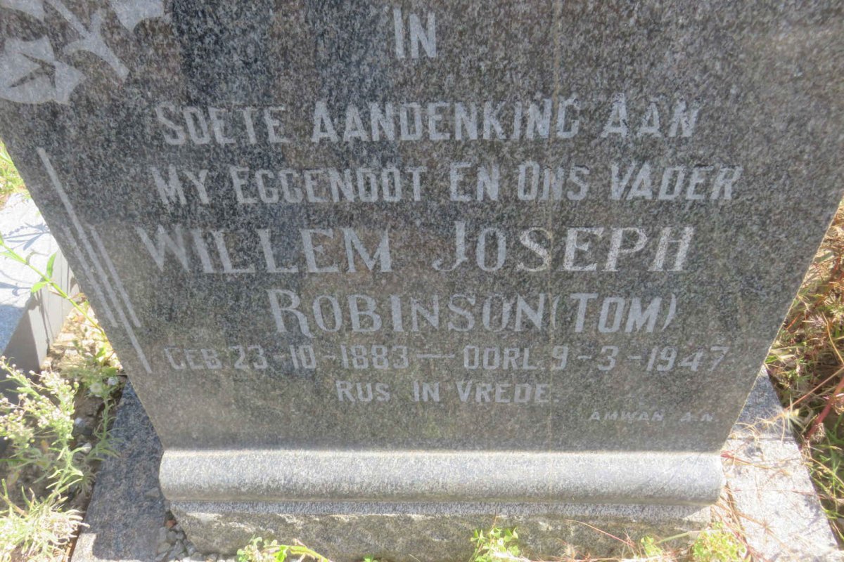 ROBINSON Willem Joseph 1883-1947