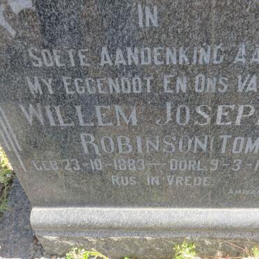 ROBINSON Willem Joseph 1883-1947