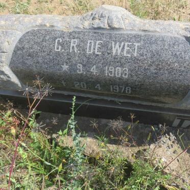 TALJAARD C.R. de Wet 1903-1978 &amp; Corrie M. NEL 1911-