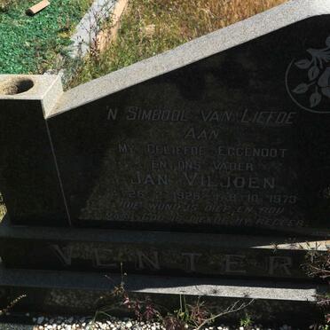 VENTER Jan Viljoen 1926-1973