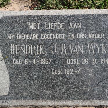 WYK Hendrik J.R., van 1867-1949