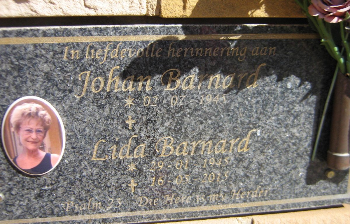 BARNARD Johan 1945- & Lida 1945-2015