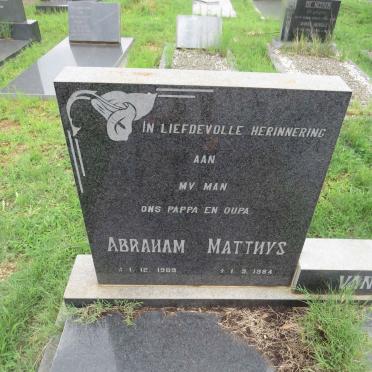 BILJON Abraham Matthys, van 1909-1984 