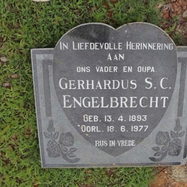 ENGELBRECHT Gerhardus S.C. 1893-1977