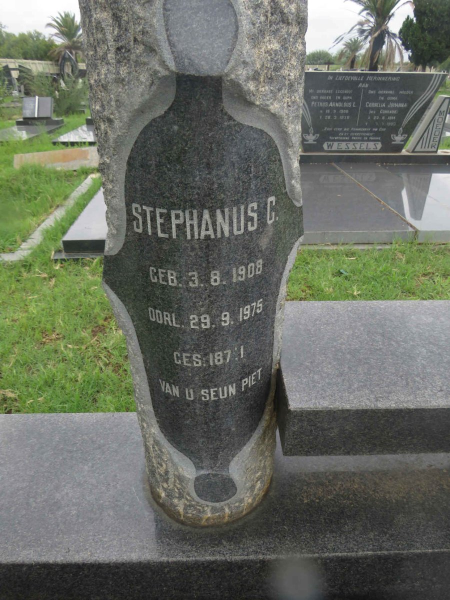 GREYLING Stephanus G. 1908-1975 & Johanna C. HEFER 1909-1975