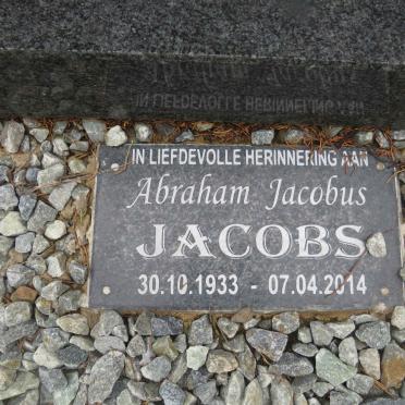 JACOBS Abraham Jacobus 1933-2014