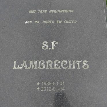 LAMBRECHTS S.F. 1988-2012