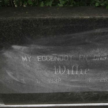 MERWE Willie, van der  1932-1994