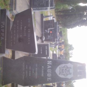 NAUDE David Frederick 1929-1974