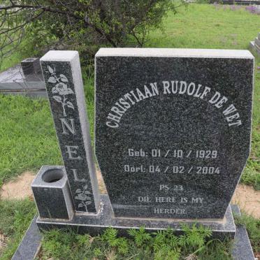 NEL Christiaan Rudolf de Wet 1929-2004