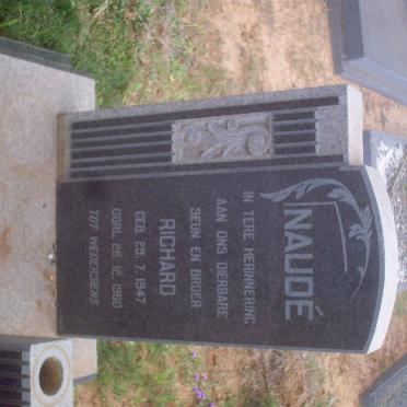 NAUDE Richard 1947-1960