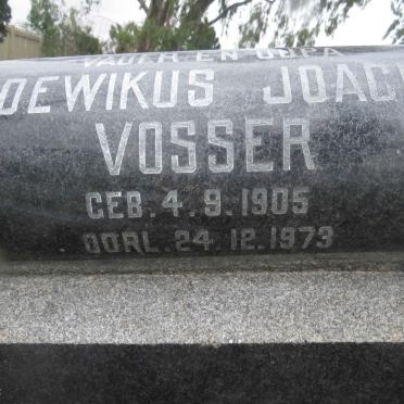 VOSSER Lodewikus Joachim 1905-1973