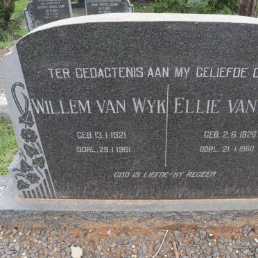 WYK Willem, van 1921-1961 &amp; Ellie 1926-1960