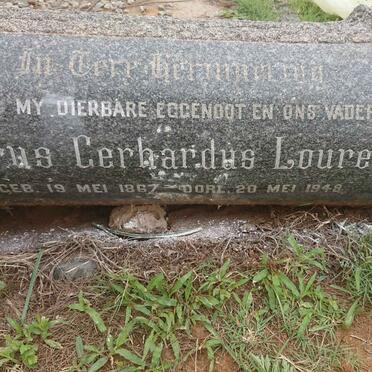 WESSELS Petrus Gerhardus Lourens 1867-1948