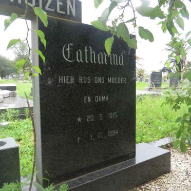 WESTHUIZEN Frans, v.d. 1917-1982 &amp; Catharina 1915-1994