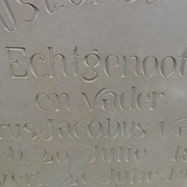 ZYL Petrus Jacobus, van 1853-1924