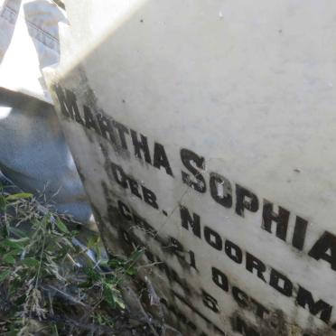 GOUS Martha Sophia nee NOORDMAN 1884-1919