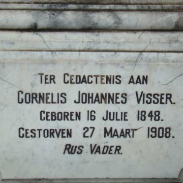 VISSER Cornelis Johannes 1848-1908