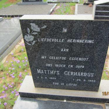 ANTWERPEN Matthys Gerhardus, van 1920-1983