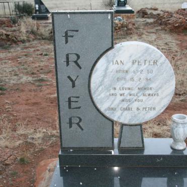 FRYER Jan Peter 1950-1994