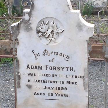 FORSYTH Adam -1899