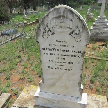 HANLON Martin Woolcombe -1911