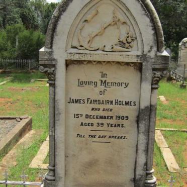 HOLMES James Fairbairn -1909 :: HOLMES Ian -1905