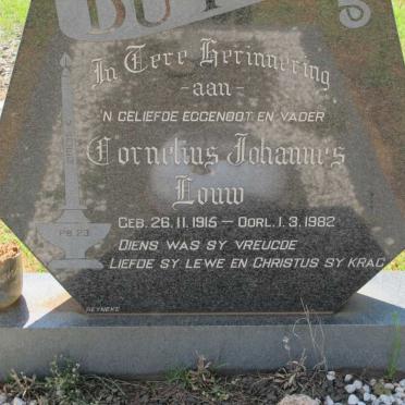 LOUW Cornelius Johannes 1915-1982