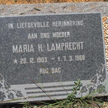 LAMPRECHT Maria H. 1903-1968