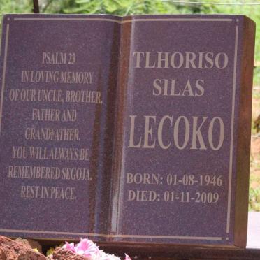 LECOKO Tlhoriso Silas 1946-2009