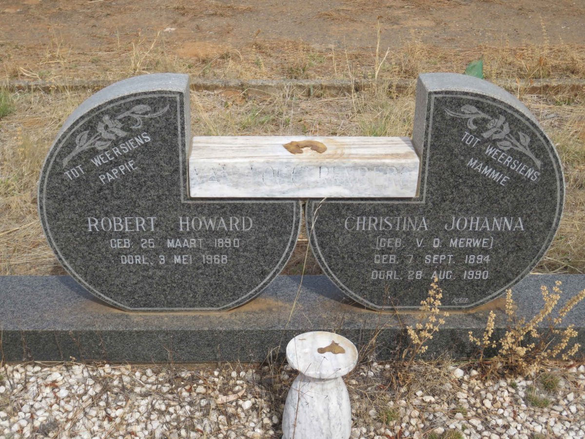 LOGGERENBERG Robert Howard, van 1890-1968 & Christina Johanna V.D. MERWE 1894-1990