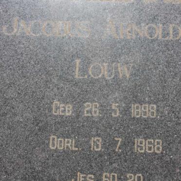 LOUW Jacobus Arnoldus 1898-1968