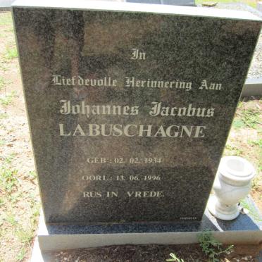 LABUSCHAGNE Johannes Jacobus 1934-1996