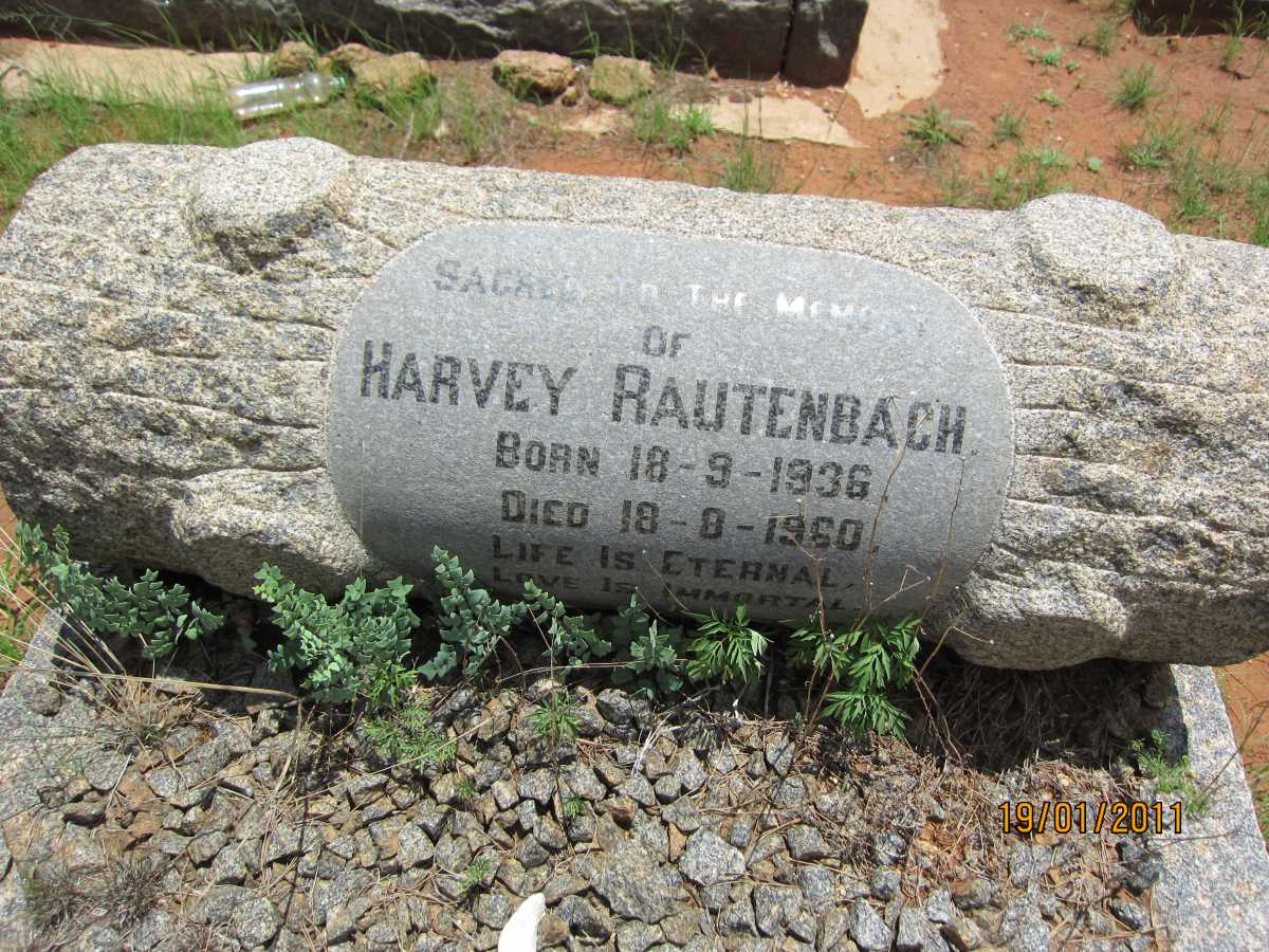 RAUTENBACH Harvey 1936-1960