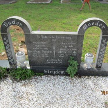 STRYDOM Herculaas Jacobus 1915-1985 &amp; Aletta Cecilia 1929-