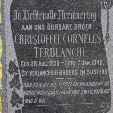 TERBLANCHE Christoffel Corneles 1896-1948