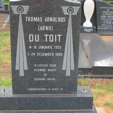 TOIT Thomas Arnoldus, du 1959-1980