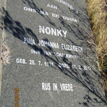 BUISSON Johannes Petrus, du 1932-1987 &amp; Rina Johanna Elizabeth VAN SCHALKWYK 1931-2017