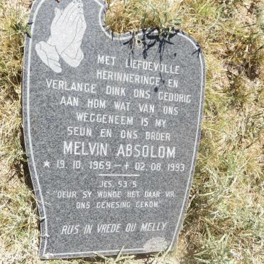 ABSOLOM Melvin 1969-1993