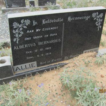 BAARTMAN Albertus Bernardus 1913-1974
