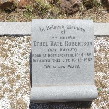 ROBERTSON Ethel Kate nee BAYLEY 1891-1963