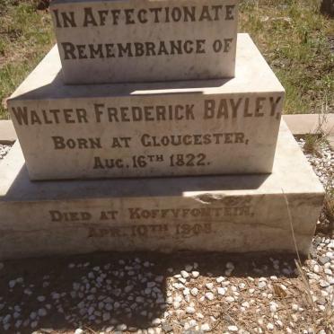 BAYLEY Walter Frederick 1822-1908