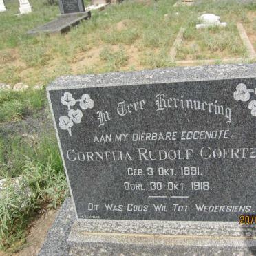 COERTZEN Cornelia Rudolf 1891-1918