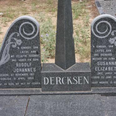 DERCKSEN Rudolf Johannes 1917-1988 &amp; Susanna Elizabeth JANSE V. RENSBURG 1921-
