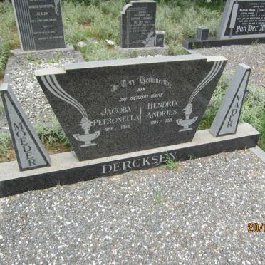 DERCKSEN Hendrik Andries 1895-1958 &amp; Jacoba Petronella 1898-1968