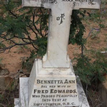 EDWARDS B.C. 1887-1918 &amp; Bennetta Ann -1907