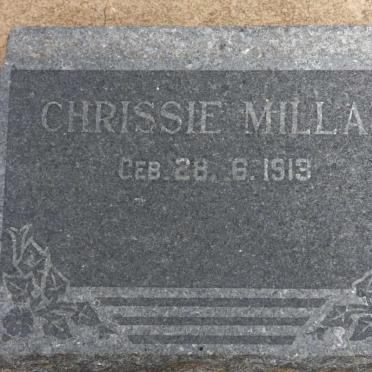 MILLAR Chrissie 1913-