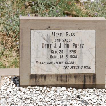 PREEZ Gert J.J., du 1846-1935
