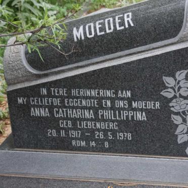 POTGIETER Catharina Phillippina LIEBENBERG 1917-1978